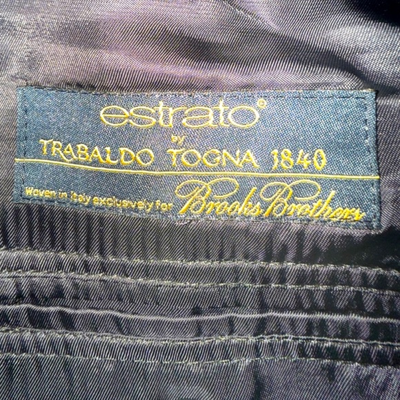 Brooks Brothers Fitzgerald 1818 Suit Jacket 40R Wool |Made in USA|Italian Fabric - Picture 5 of 12